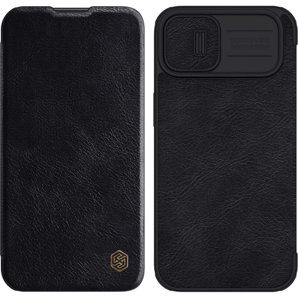 Hurtownia GSM - Etui Nillkin Qin Leather Pro Apple iPhone 14 fekete - NLK766 - {ean13} - Hurt