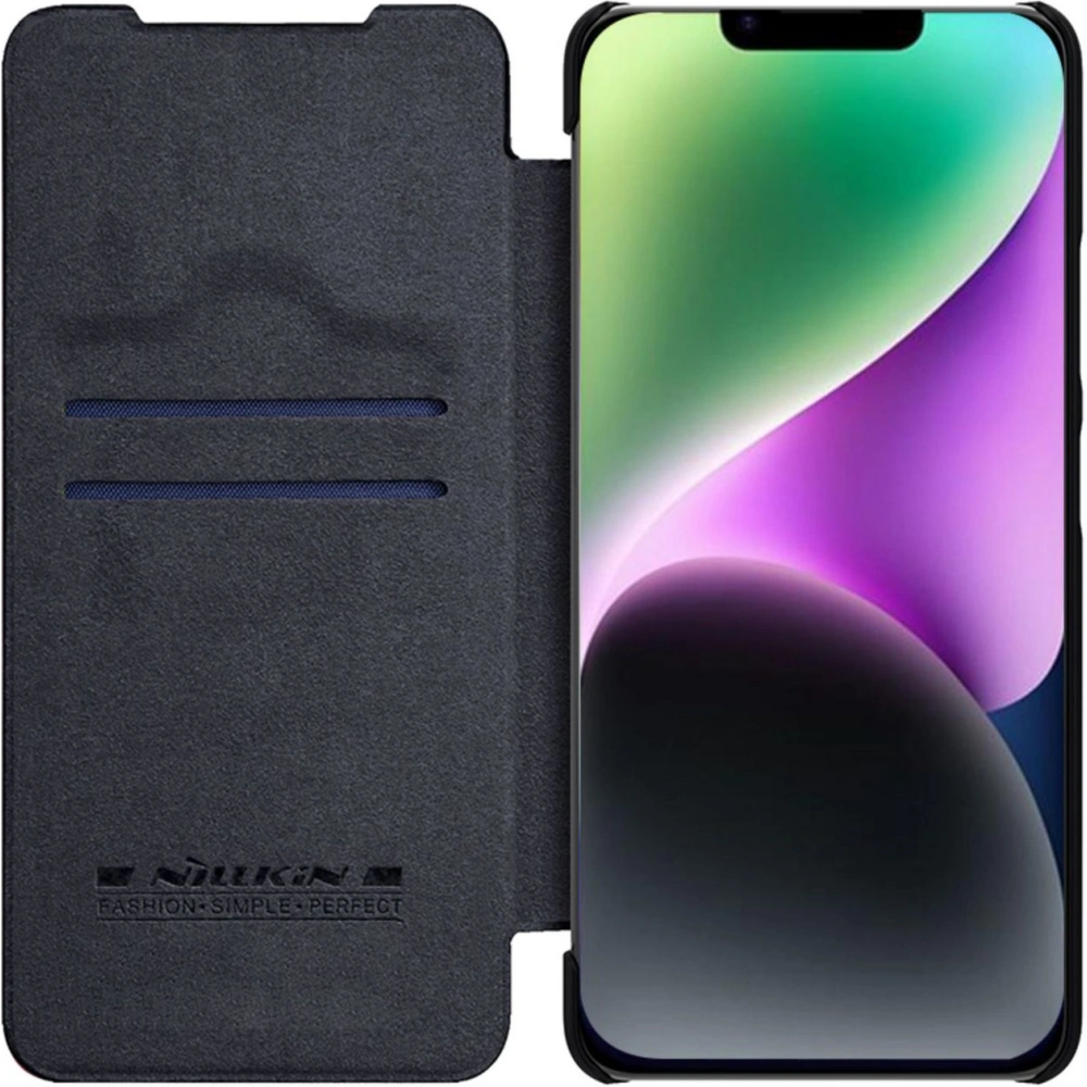 Hurtownia GSM - Etui Nillkin Qin Leather Pro Apple iPhone 14 czarny - NLK766 - {ean13} - Hurt