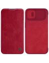 Etui Nillkin Qin Leather Pro Apple iPhone 14 czerwony