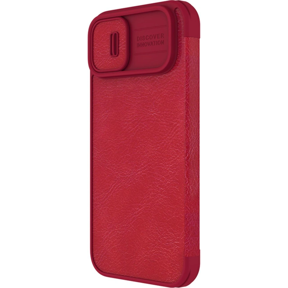 Hurtownia GSM - Etui Nillkin Qin Leather Pro Apple iPhone 14 červený - NLK768 - {ean13} - Hurt