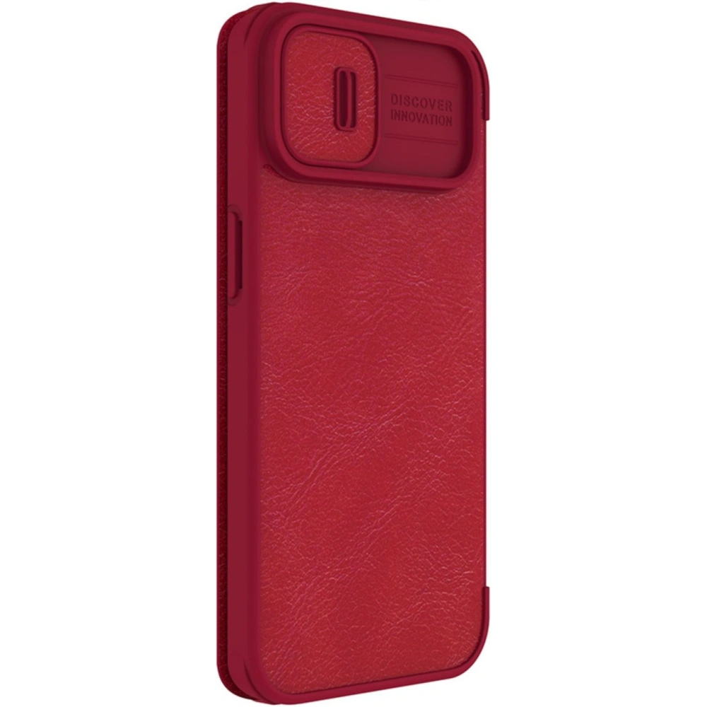 Hurtownia GSM - Etui Nillkin Qin Leather Pro Apple iPhone 14 červený - NLK768 - {ean13} - Hurt
