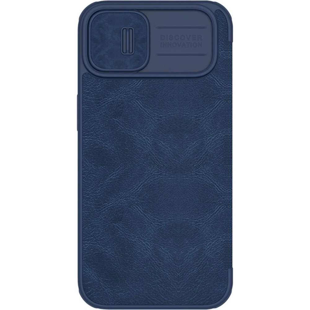 Hurtownia GSM - Etui Nillkin Qin Leather Pro Apple iPhone 14 albastru - NLK769 - {ean13} - Hurt
