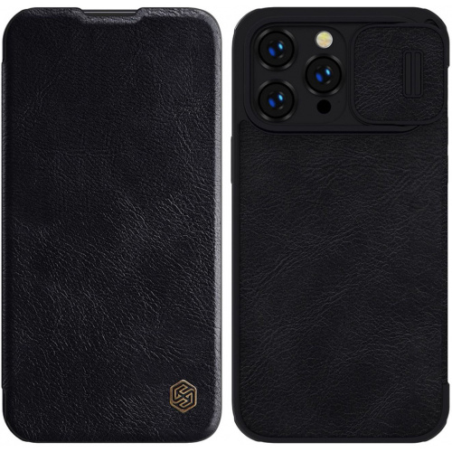 Nillkin Distributor - 6902048248939 - NLK770 - Nillkin Qin Leather Pro Case Apple iPhone 14 Pro black - B2B homescreen