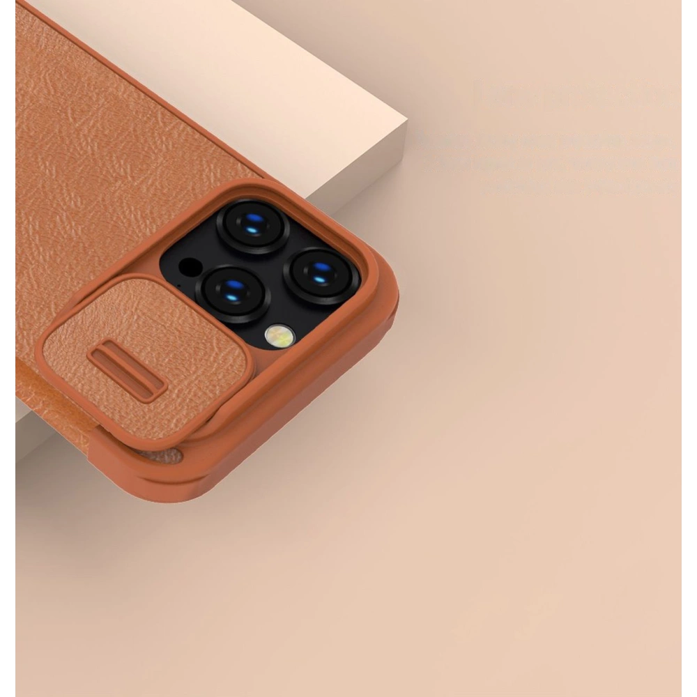 Hurtownia GSM - Etui Nillkin Qin Leather Pro Apple iPhone 14 Pro černý - NLK770 - {ean13} - Hurt