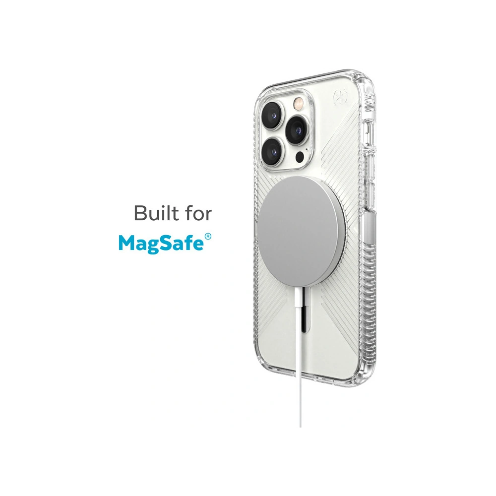 Wholesale Speck Presidio Perfect-Clear Grips MICROBAN MagSafe Apple iPhone 14 Pro (Clear) - SPK464 - {ean13} - Hurt