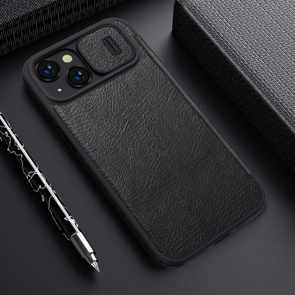 Hurtownia GSM - Case Nillkin Qin Leather Pro Apple iPhone 14 Plus / 15 Plus schwarz - NLK774 - {ean13} - Hurt