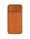Wholesale Nillkin Qin Leather Pro Case Apple iPhone 14 Plus / 15 Plus brown - NLK775 - {ean13} - Hurt