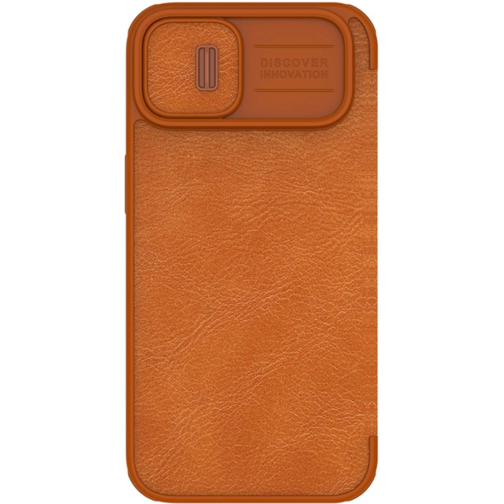 Hurtownia GSM - Etui Nillkin Qin Leather Pro Apple iPhone 14 Plus / 15 Plus hnědá - NLK775 - {ean13} - Hurt