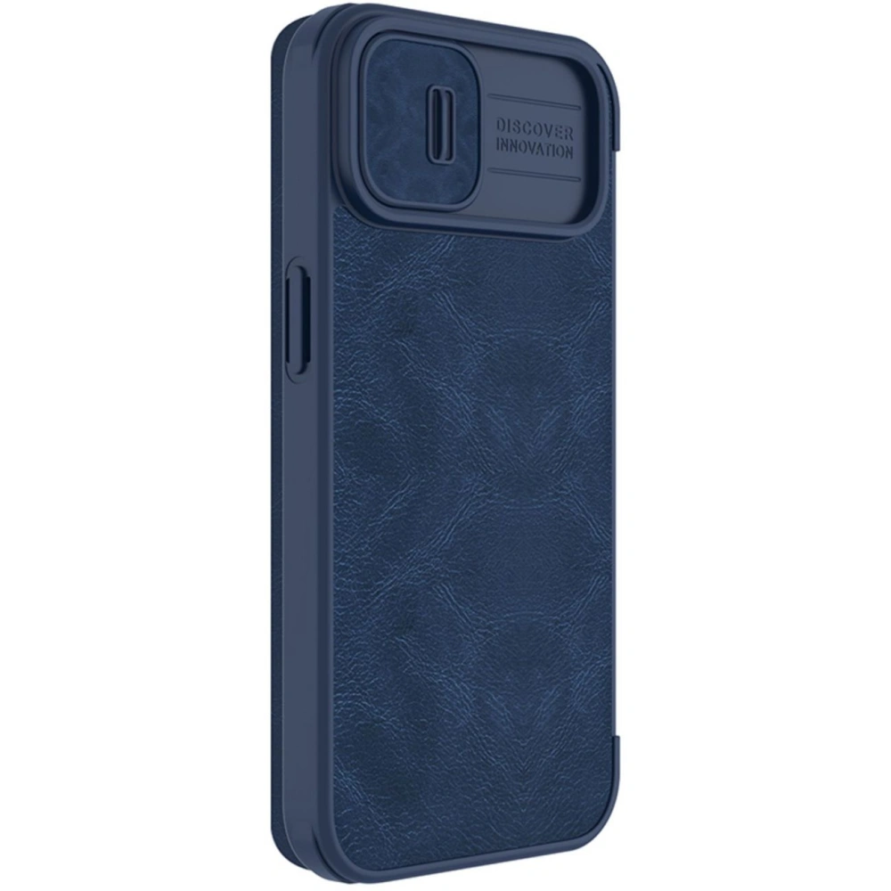 Hurtownia GSM - Etui Nillkin Qin Leather Pro Apple iPhone 14 Plus / 15 Plus kék - NLK777 - {ean13} - Hurt
