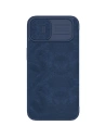 Hurtownia GSM - Etui Nillkin Qin Leather Pro Apple iPhone 14 Plus / 15 Plus kék - NLK777 - {ean13} - Hurt