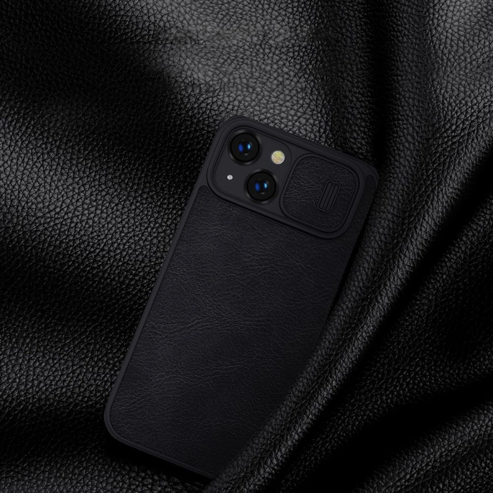 Hurtownia GSM - Etui Nillkin Qin Leather Pro Apple iPhone 14 Plus / 15 Plus kék - NLK777 - {ean13} - Hurt