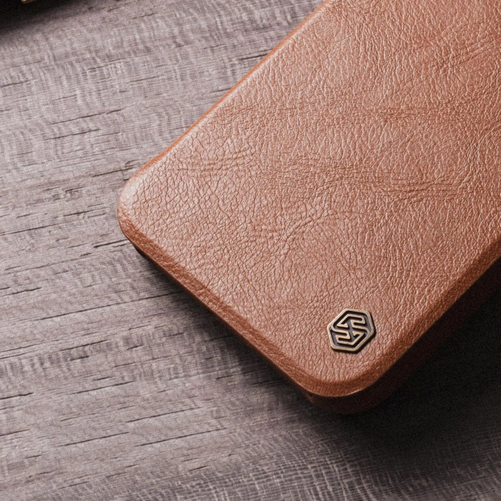 Hurtownia GSM - Etui Nillkin Qin Leather Pro Apple iPhone 14 Plus / 15 Plus kék - NLK777 - {ean13} - Hurt
