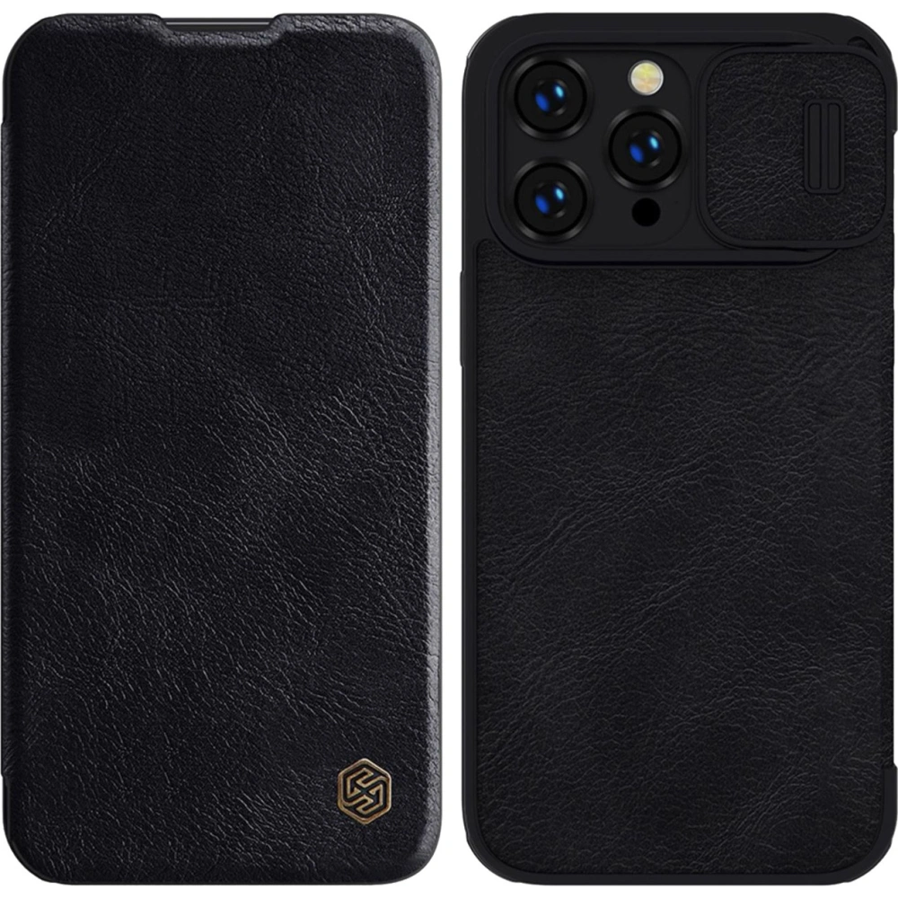 Hurtownia GSM - Case Nillkin Qin Leather Pro Apple iPhone 14 Pro Max schwarz - NLK778 - {ean13} - Hurt