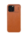 Wholesale Nillkin Qin Leather Pro Case Apple iPhone 14 Pro Max brown - NLK779 - {ean13} - Hurt
