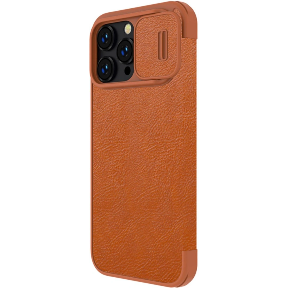 Hurtownia GSM - Case Nillkin Qin Leather Pro Apple iPhone 14 Pro Max braun - NLK779 - {ean13} - Hurt