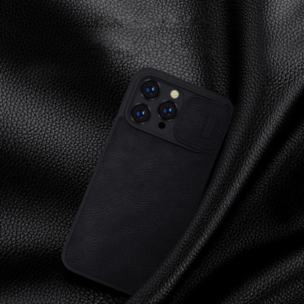 Hurtownia GSM - Case Nillkin Qin Leather Pro Apple iPhone 14 Pro Max braun - NLK779 - {ean13} - Hurt