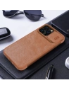 Wholesale Nillkin Qin Leather Pro Case Apple iPhone 14 Pro Max brown - NLK779 - {ean13} - Hurt