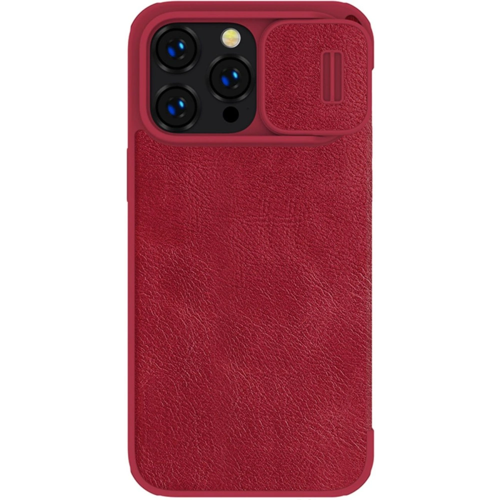 Hurtownia GSM - Case Nillkin Qin Leather Pro Apple iPhone 14 Pro Max rot - NLK780 - {ean13} - Hurt