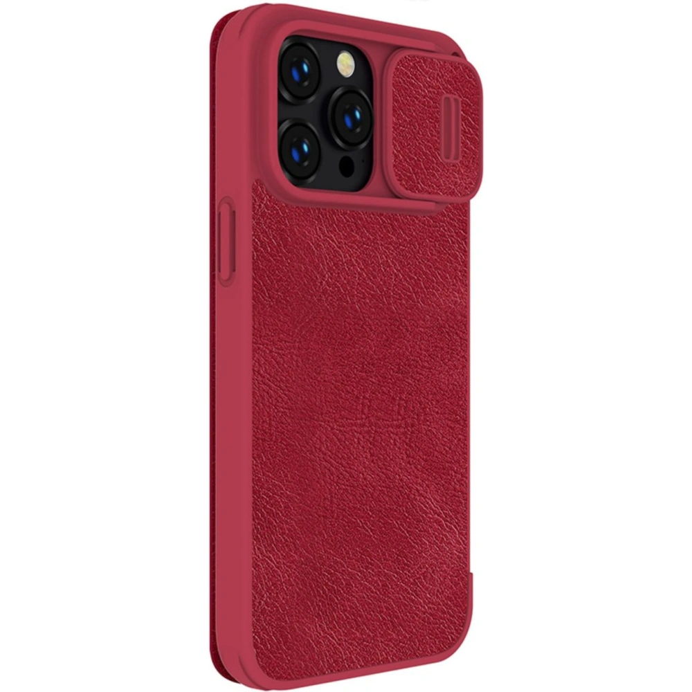 Hurtownia GSM - Case Nillkin Qin Leather Pro Apple iPhone 14 Pro Max rot - NLK780 - {ean13} - Hurt