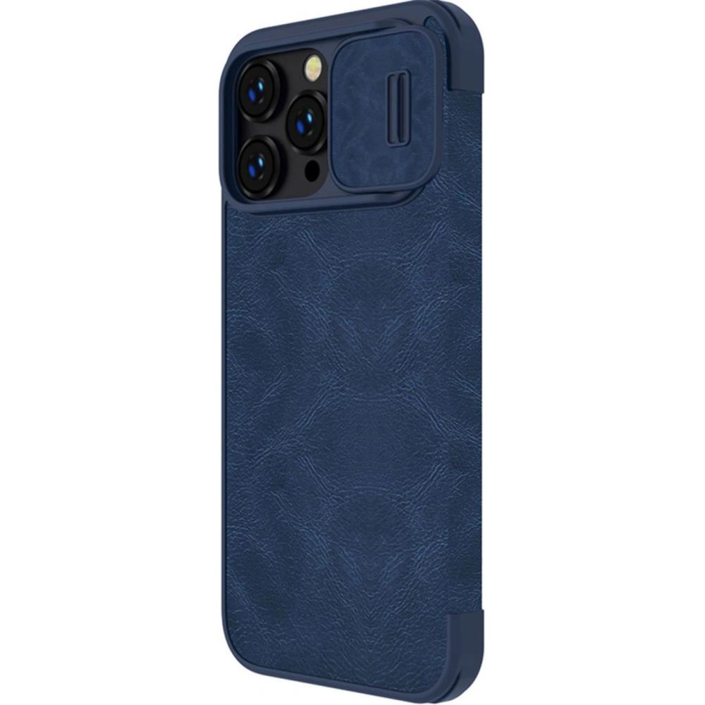 Hurtownia GSM - Etui Nillkin Qin Leather Pro Case Apple iPhone 14 Pro Max albastru - NLK781 - {ean13} - Hurt