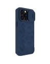 Hurtownia GSM - Etui Nillkin Qin Leather Pro Case Apple iPhone 14 Pro Max niebieski - NLK781 - {ean13} - Hurt