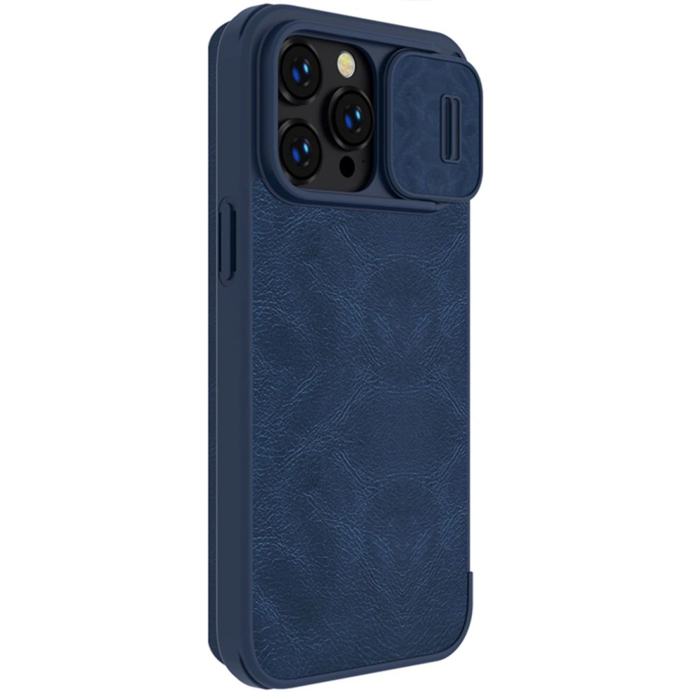 Wholesale Nillkin Qin Leather Pro Case Apple iPhone 14 Pro Max blue - NLK781 - {ean13} - Hurt