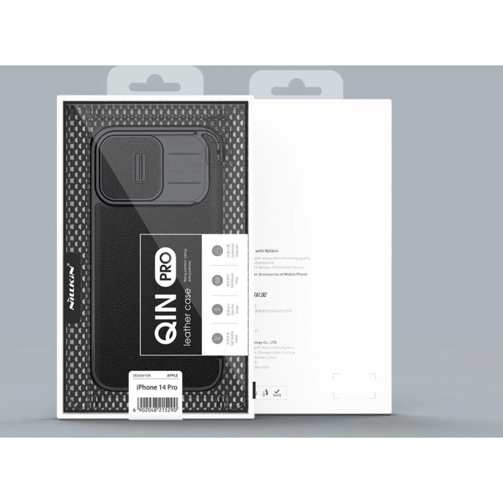 Hurtownia GSM - Case Nillkin Qin Leather Pro Case Apple iPhone 14 Pro schwarz - NLK784 - {ean13} - Hurt