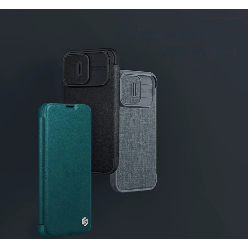 Hurtownia GSM - Case Nillkin Qin Leather Pro Case Apple iPhone 14 Pro schwarz - NLK784 - {ean13} - Hurt
