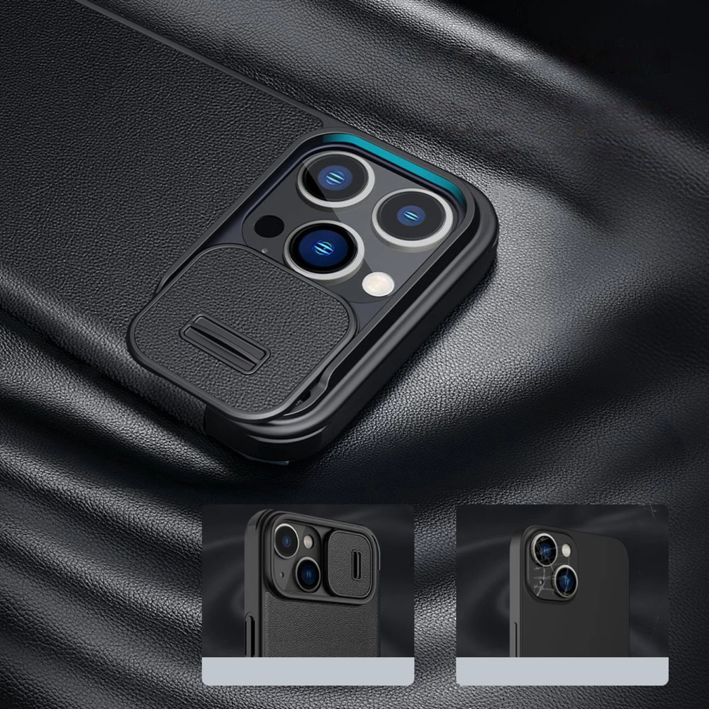 Hurtownia GSM - Case Nillkin Qin Leather Pro Case Apple iPhone 14 Pro schwarz - NLK784 - {ean13} - Hurt