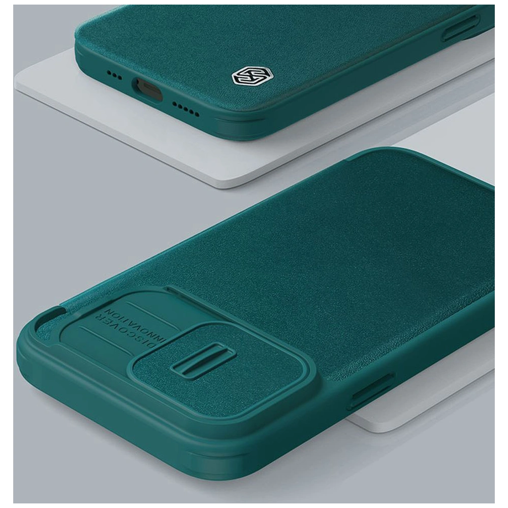 Hurtownia GSM - Etui Nillkin Qin Leather Pro Case Apple iPhone 14 Pro czarny - NLK784 - {ean13} - Hurt