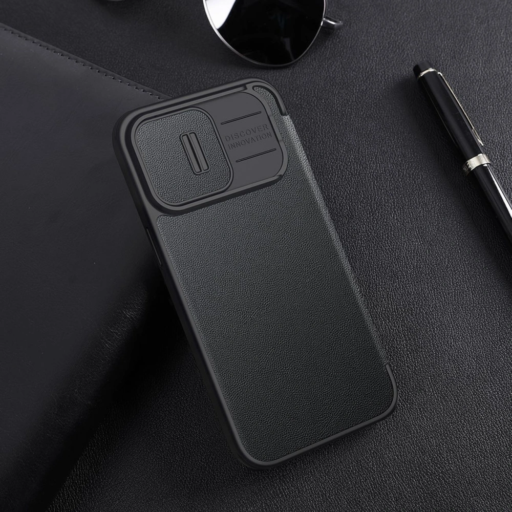 Hurtownia GSM - Case Nillkin Qin Leather Pro Case Apple iPhone 14 Pro schwarz - NLK784 - {ean13} - Hurt