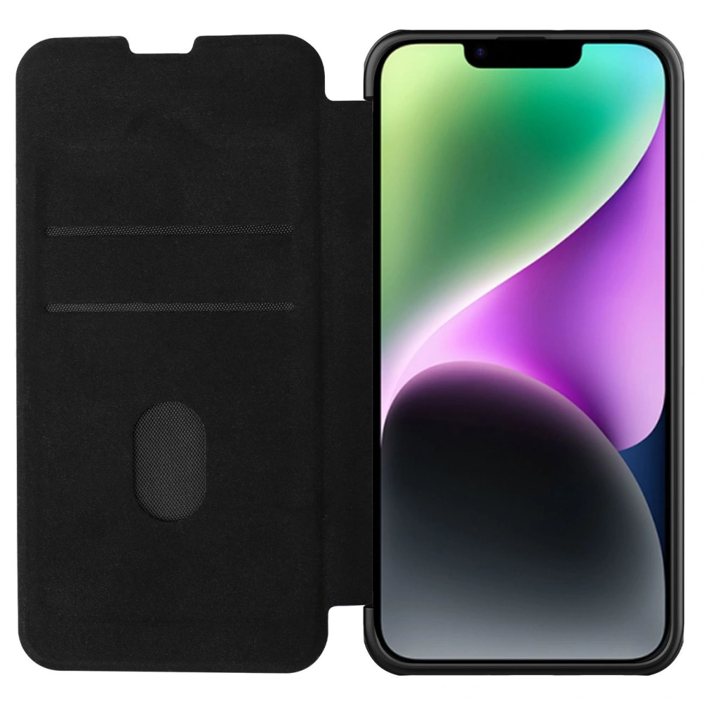 Hurtownia GSM - Etui Nillkin Qin Leather Pro Case Apple iPhone 14 Plus / 15 Plus fekete - NLK786 - {ean13} - Hurt
