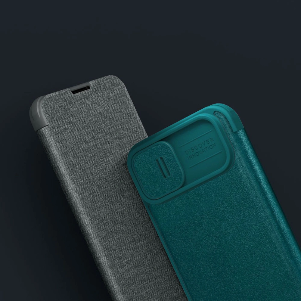 Hurtownia GSM - Etui Nillkin Qin Leather Pro Case Apple iPhone 14 Plus / 15 Plus fekete - NLK786 - {ean13} - Hurt