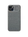 Etui Nillkin Qin Cloth Pro Apple iPhone 14 Plus / 15 Plus szary