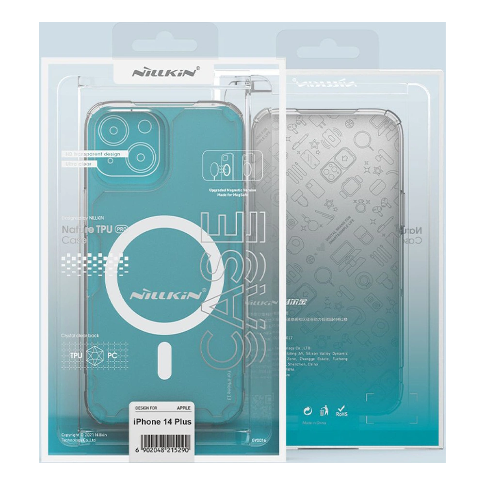 Hurtownia GSM - Etui Nillkin Nature Pro Magnetic Apple iPhone 14 Plus / 15 Plus niebieski - NLK801 - {ean13} - Hurt