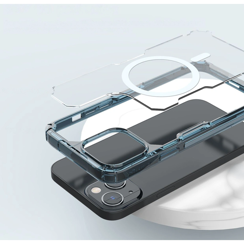 Hurtownia GSM - Etui Nillkin Nature Pro Magnetic Apple iPhone 14 Plus / 15 Plus modrá - NLK801 - {ean13} - Hurt