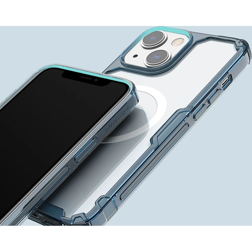 Hurtownia GSM - Etui Nillkin Nature Pro Magnetic Apple iPhone 14 Plus / 15 Plus modrá - NLK801 - {ean13} - Hurt