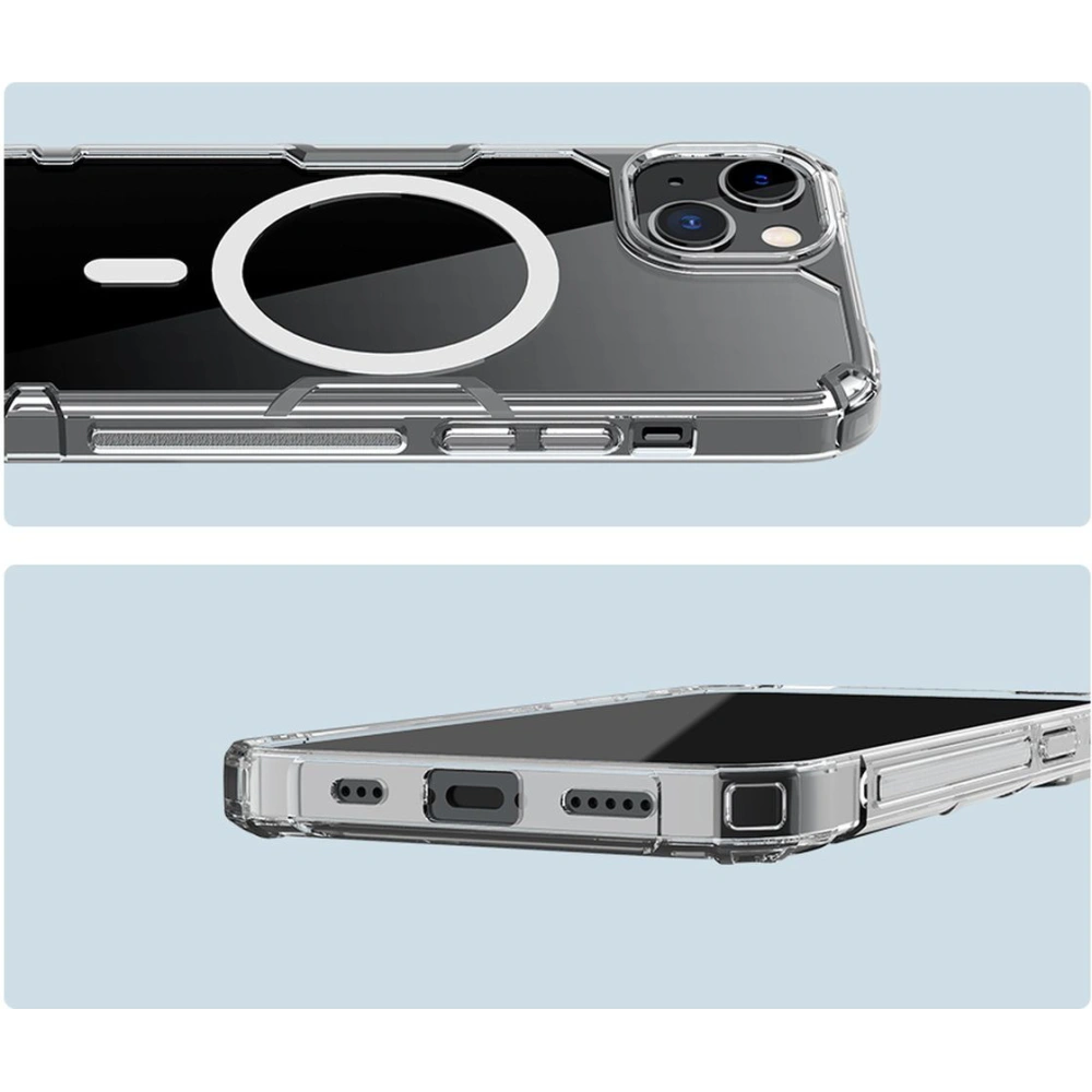 Hurtownia GSM - Etui Nillkin Nature Pro Magnetic Apple iPhone 14 Plus / 15 Plus kék - NLK801 - {ean13} - Hurt