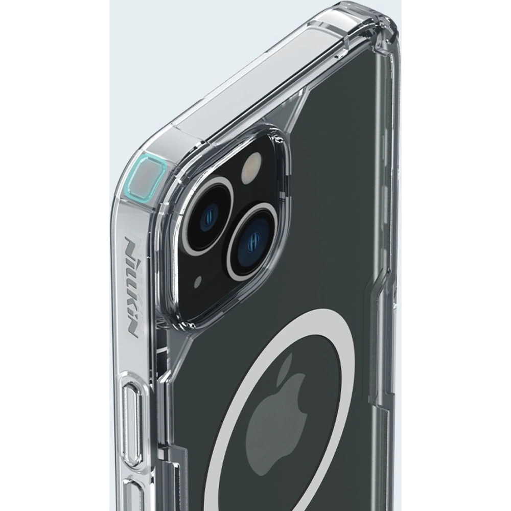 Hurtownia GSM - Etui Nillkin Nature Pro Magnetic Apple iPhone 14 Plus / 15 Plus niebieski - NLK801 - {ean13} - Hurt