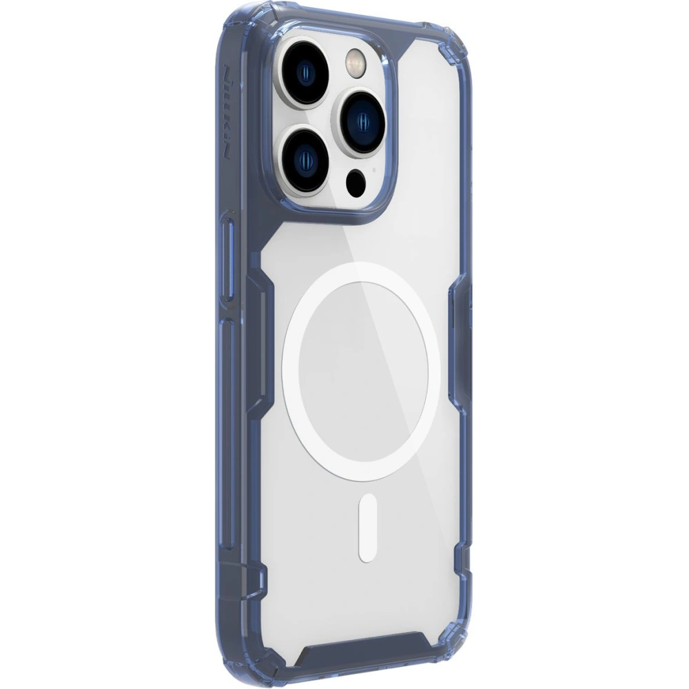 Etui Nillkin Nature Pro Magnetic Apple iPhone 14 Pro Max modré