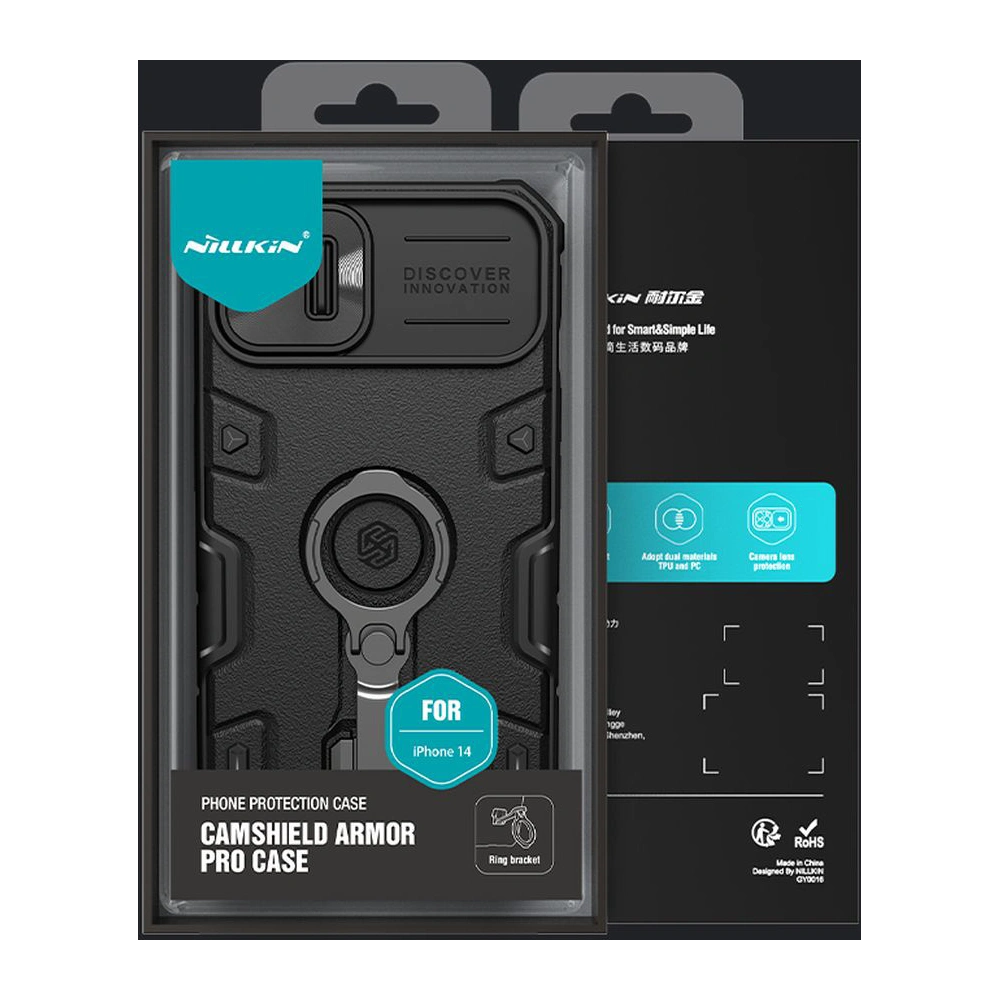 Hurtownia GSM - Etui Nillkin CamShield Armor Pro Case Apple iPhone 14 černé - NLK815 - {ean13} - Hurt