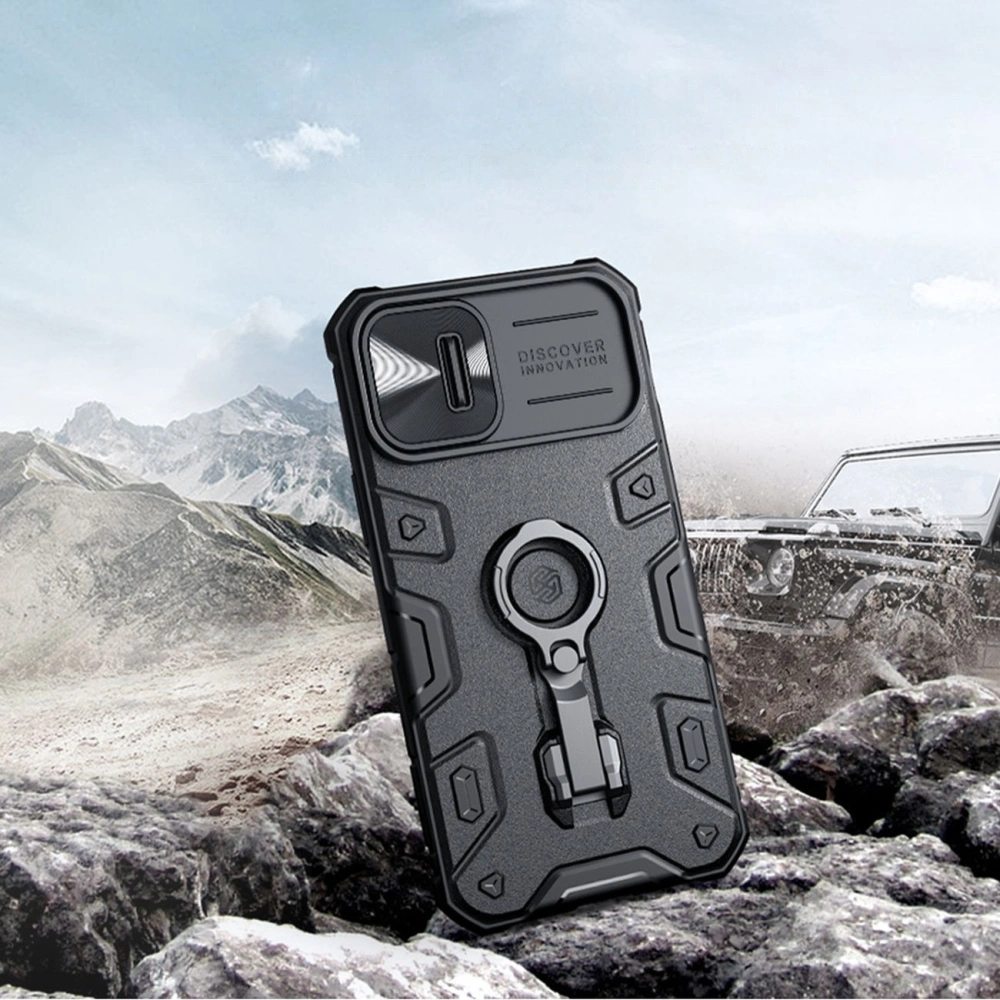 Hurtownia GSM - Etui Nillkin CamShield Armor Pro Case Apple iPhone 14 černé - NLK815 - {ean13} - Hurt
