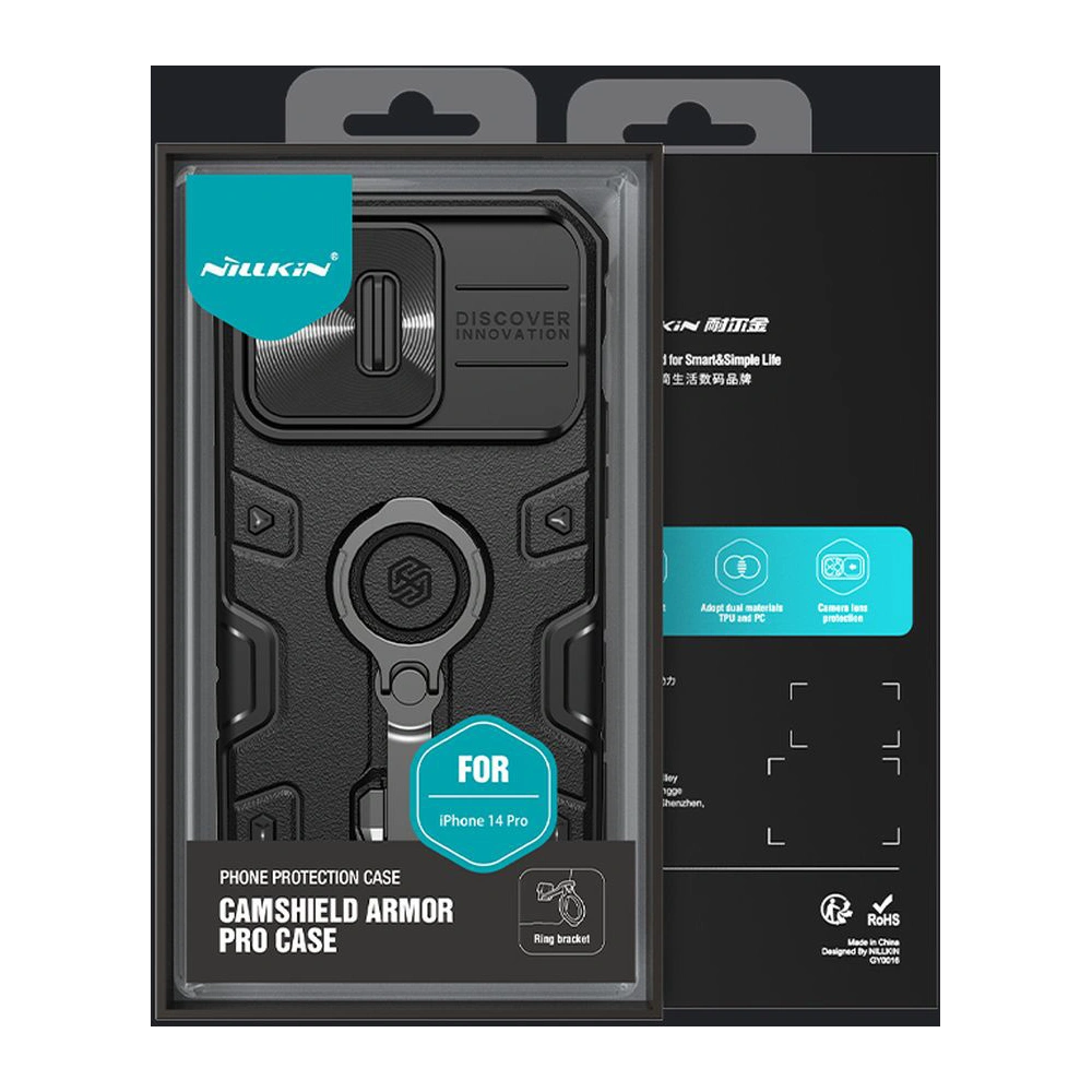 Hurtownia GSM - Etui Nillkin CamShield Armor Pro Case Apple iPhone 14 Pro černé - NLK816 - {ean13} - Hurt