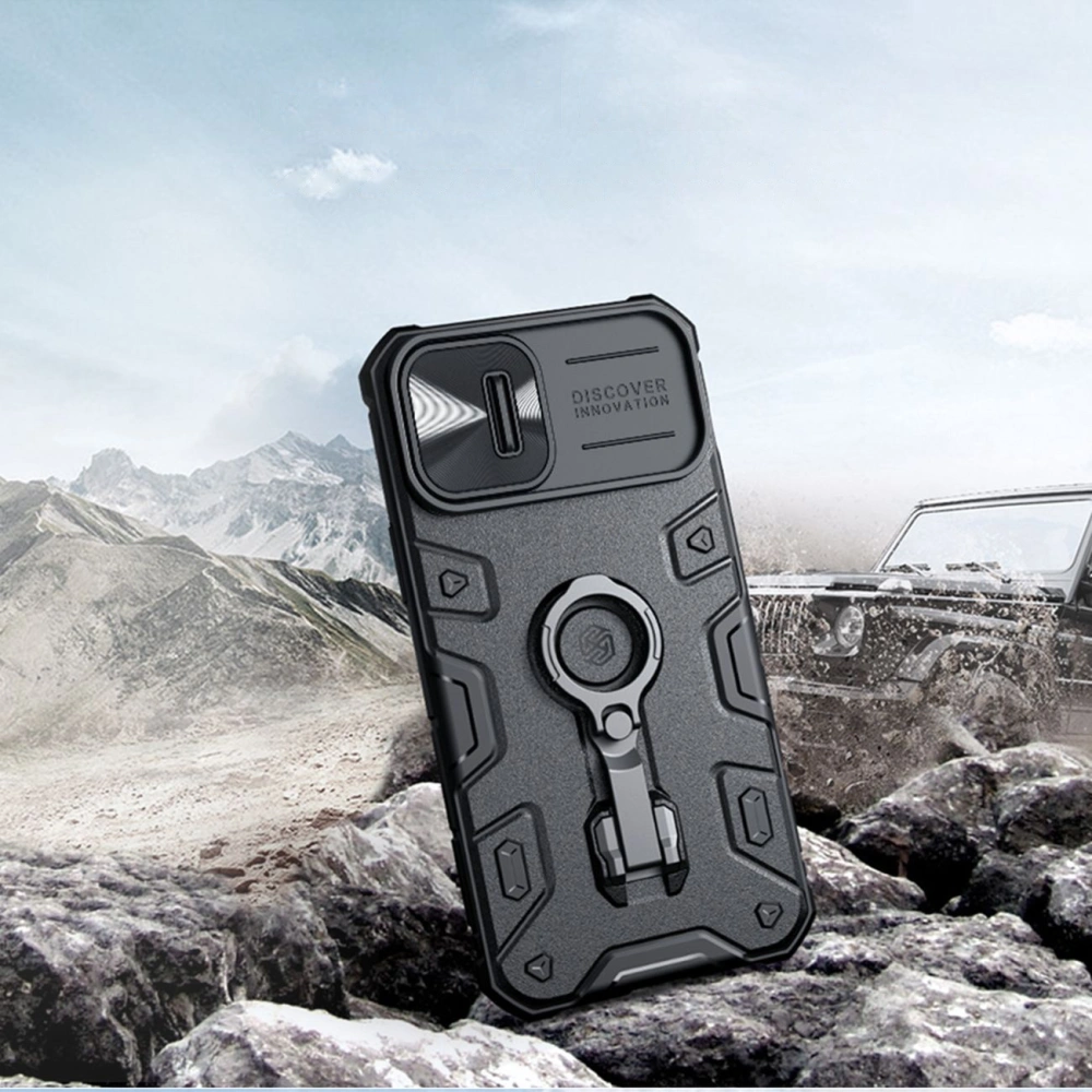 Hurtownia GSM - Etui Nillkin CamShield Armor Pro Magnetic MagSafe Apple iPhone 14 czarny - NLK817 - {ean13} - Hurt
