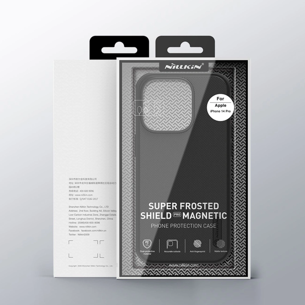 Hurtownia GSM - Etui Nillkin Super Frosted Shield Pro Magnetic MagSafe Apple iPhone 14 Pro černé - NLK821 - {ean13} - Hurt