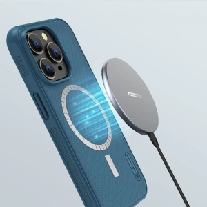 Case Nillkin Super Frosted Shield Pro Magnetic MagSafe für Apple iPhone 14 Pro Max schwarz