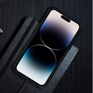 Case Nillkin Super Frosted Shield Pro Magnetic MagSafe für Apple iPhone 14 Pro Max schwarz