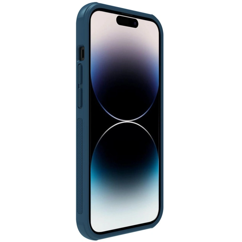 Case Nillkin Super Frosted Shield Pro Magnetic MagSafe Apple iPhone 14 Pro Max blau