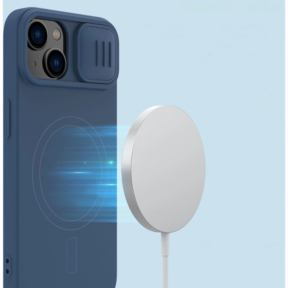 Hurtownia GSM - Case Nillkin CamShield Magnetic Silicone MagSafe Apple iPhone 14 lila - NLK830 - {ean13} - Hurt