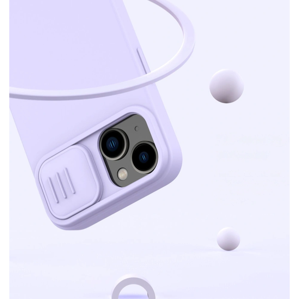 Hurtownia GSM - Case Nillkin CamShield Magnetic Silicone MagSafe Apple iPhone 14 lila - NLK830 - {ean13} - Hurt